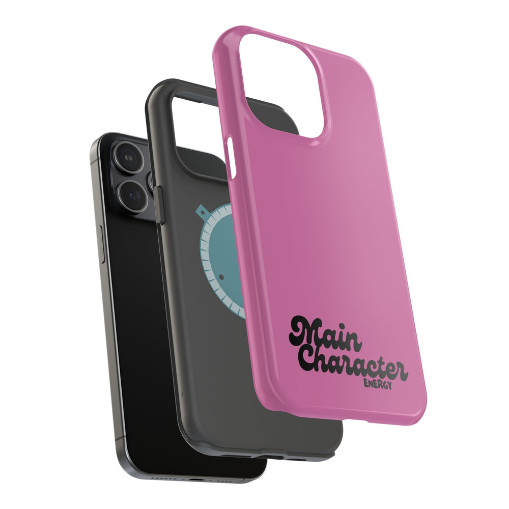 Main Character Energy Pink Edition Magnetic Tough iPhone 16, 15, 14, 13 Pro & Max Cases