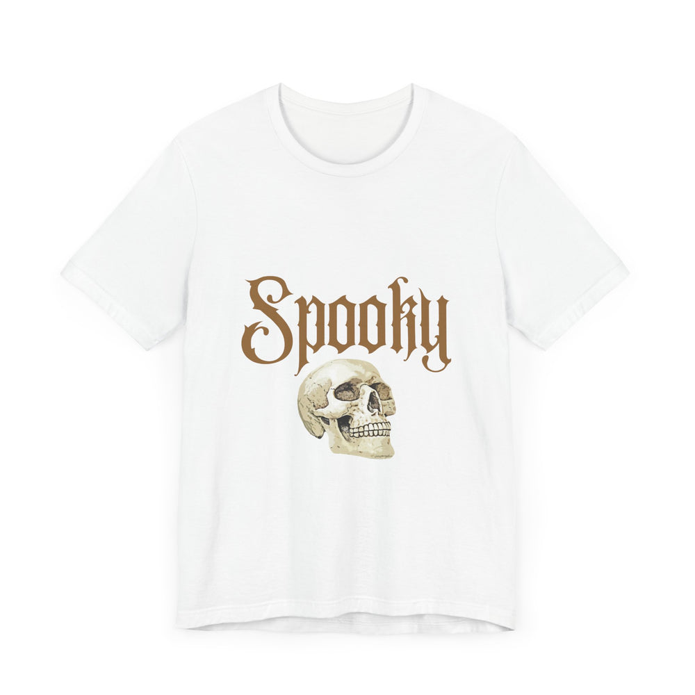 Spooky Skull Halloween Unisex Jersey Short Sleeve Tee