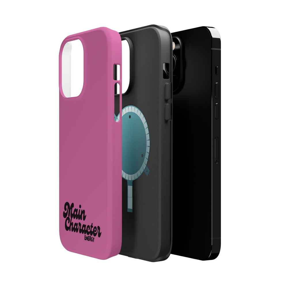 Main Character Energy Pink Edition Magnetic Tough iPhone 16, 15, 14, 13 Pro & Max Cases