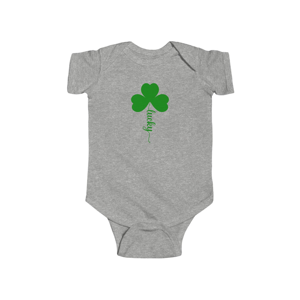 Lucky Clover Baby Bodysuit – Soft, Sweet, and Full of Luck! 🍀