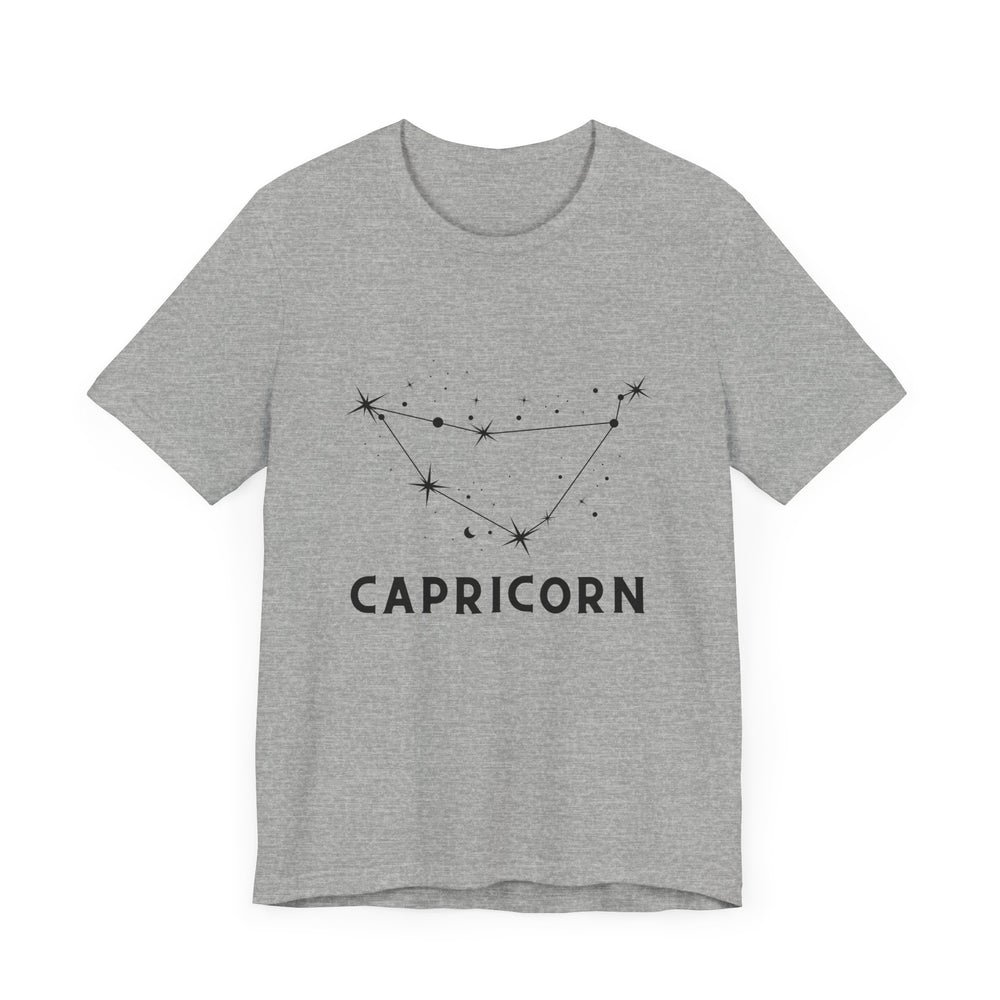 Capricorn Sea Goat Constellation Zodiac Unisex Jersey Short Sleeve Tee