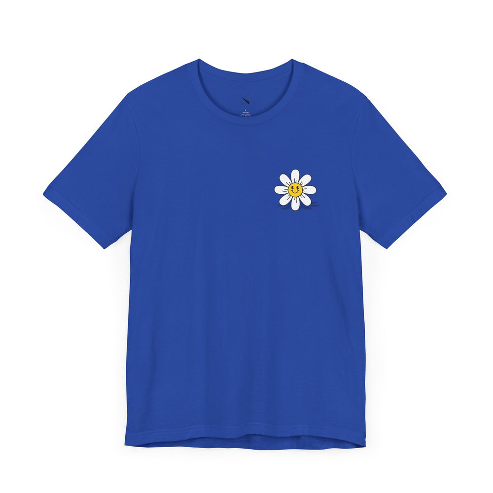 Smiling Daisy Men's Jersey Tee - Casual Summer Vibes