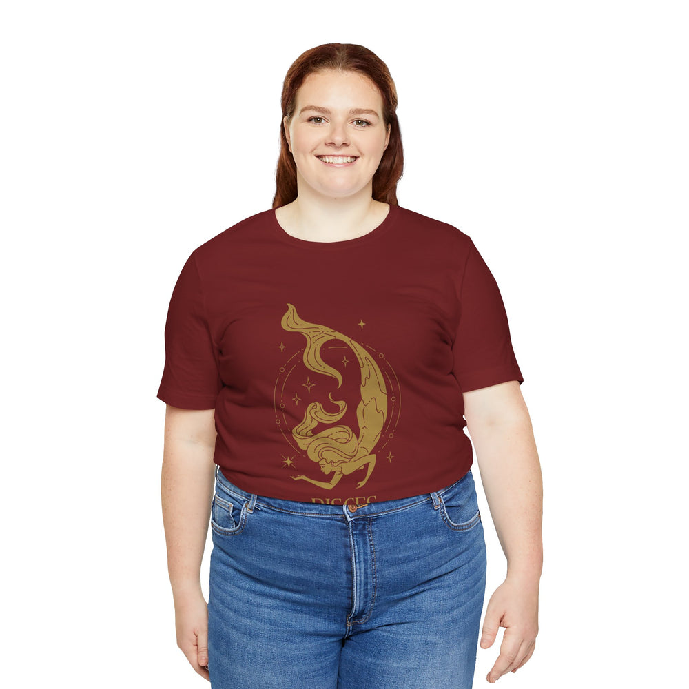 Pisces Constellation Zodiac Unisex Jersey Short Sleeve Tee