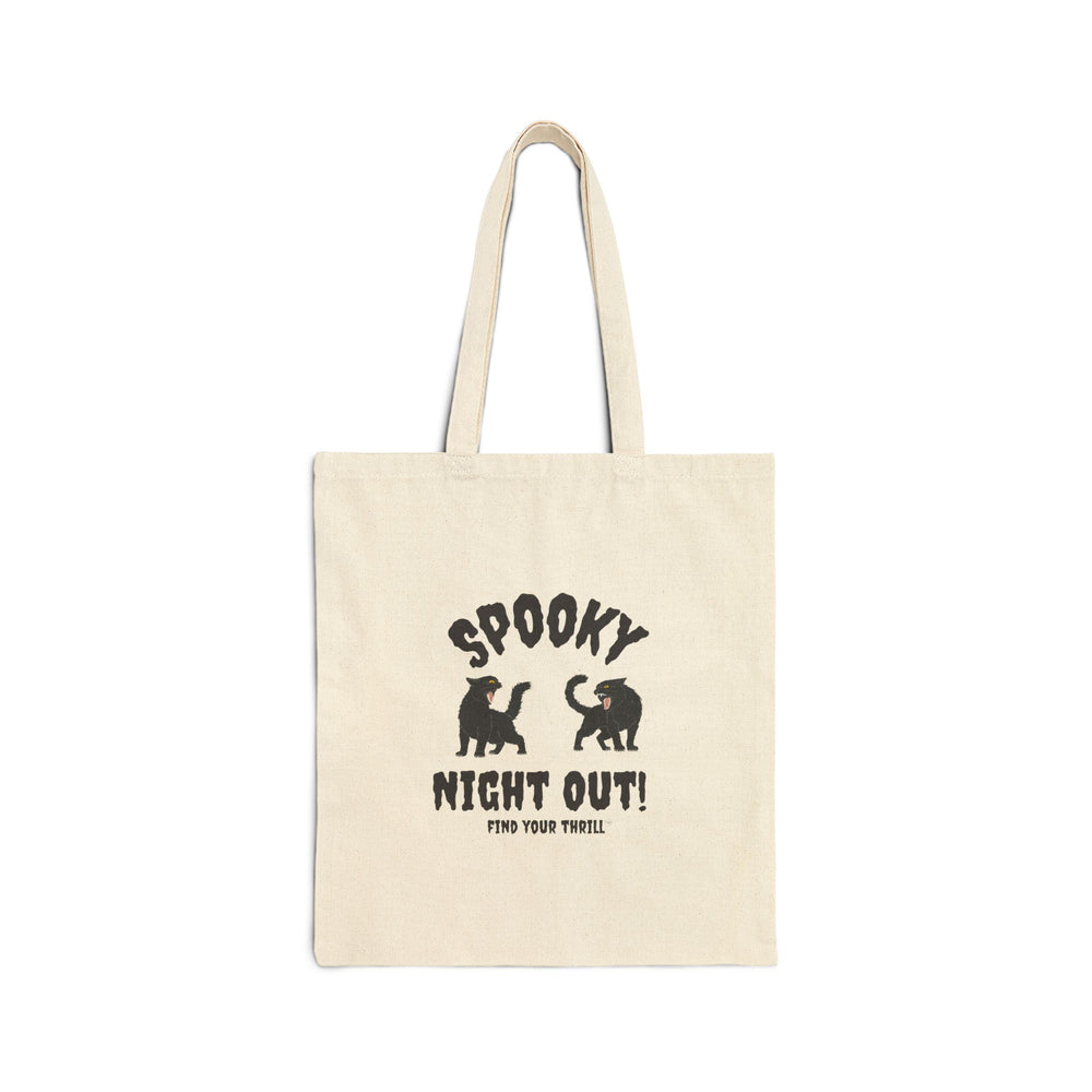 Spooky Night Out! Cotton Canvas Tote Bag