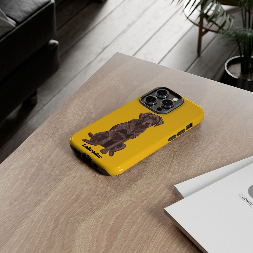 Chocolate Lab Protective Phone Case