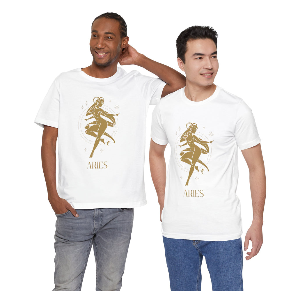 Aries Constellation Zodiac The Ram Men's Jersey Short Sleeve Tee