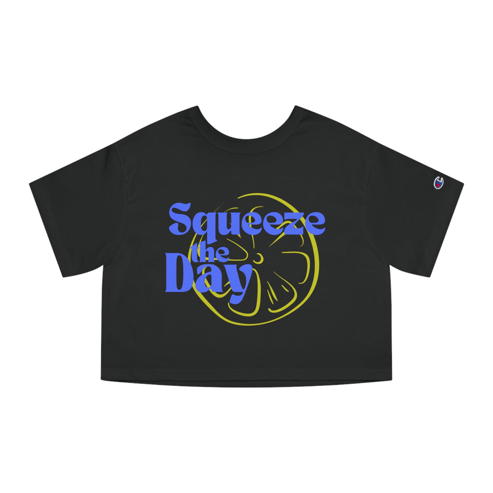 Squeeze The Day Champion Women's Heritage Cropped T-Shirt