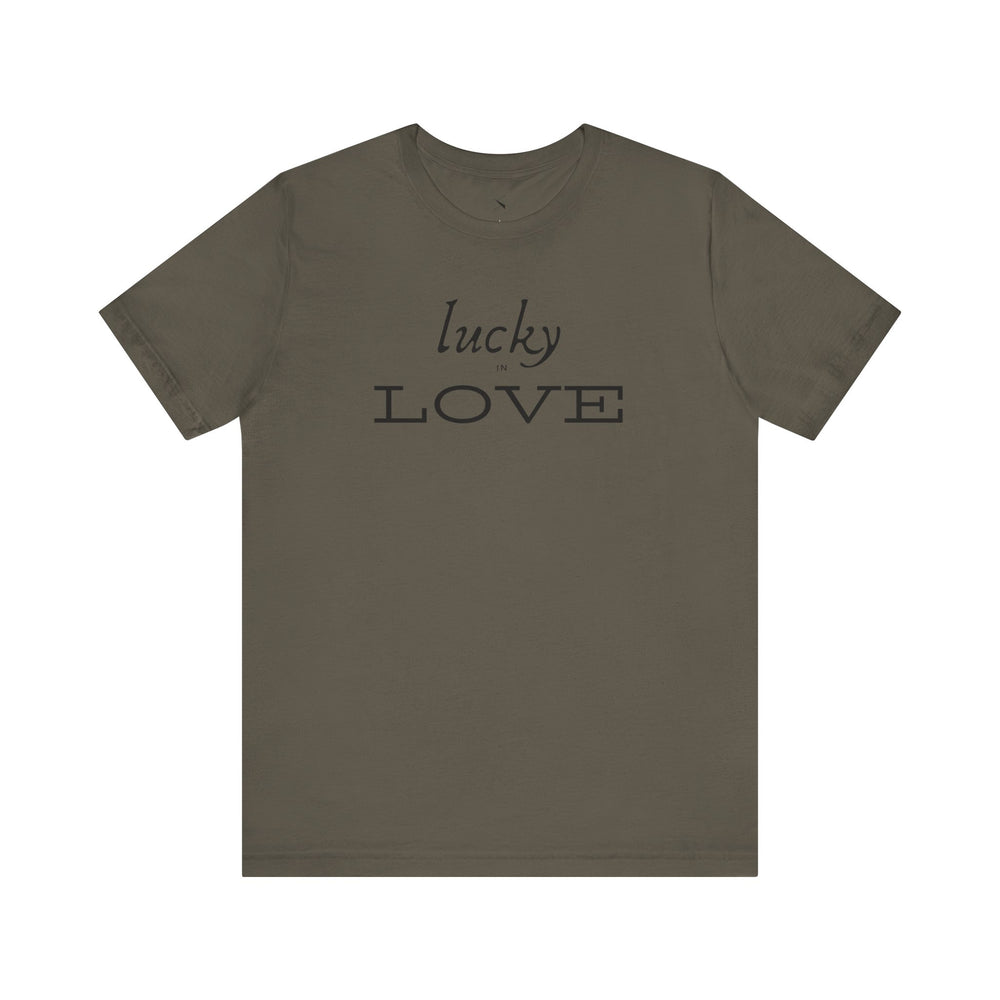 Lucky In Love Jersey Short Sleeve Tee