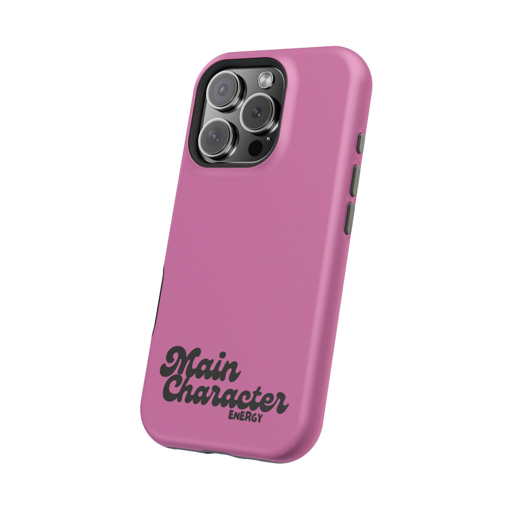 Main Character Energy Pink Edition Magnetic Tough iPhone 16, 15, 14, 13 Pro & Max Cases
