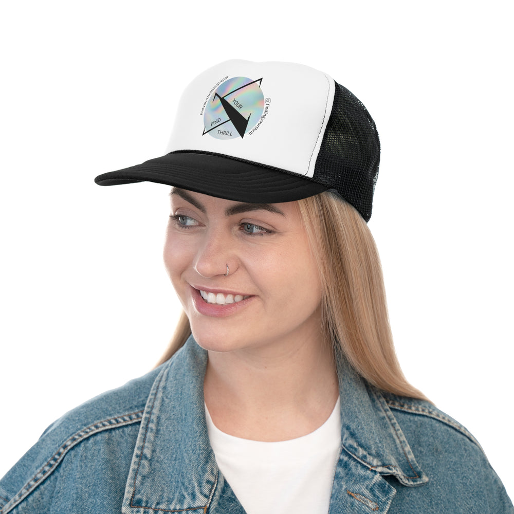 Find Your Thrill Hologram Trucker Cap
