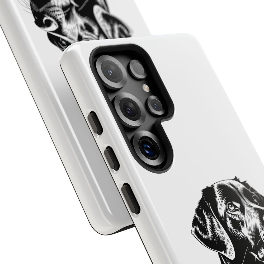 Black Lab Protective Phone Case