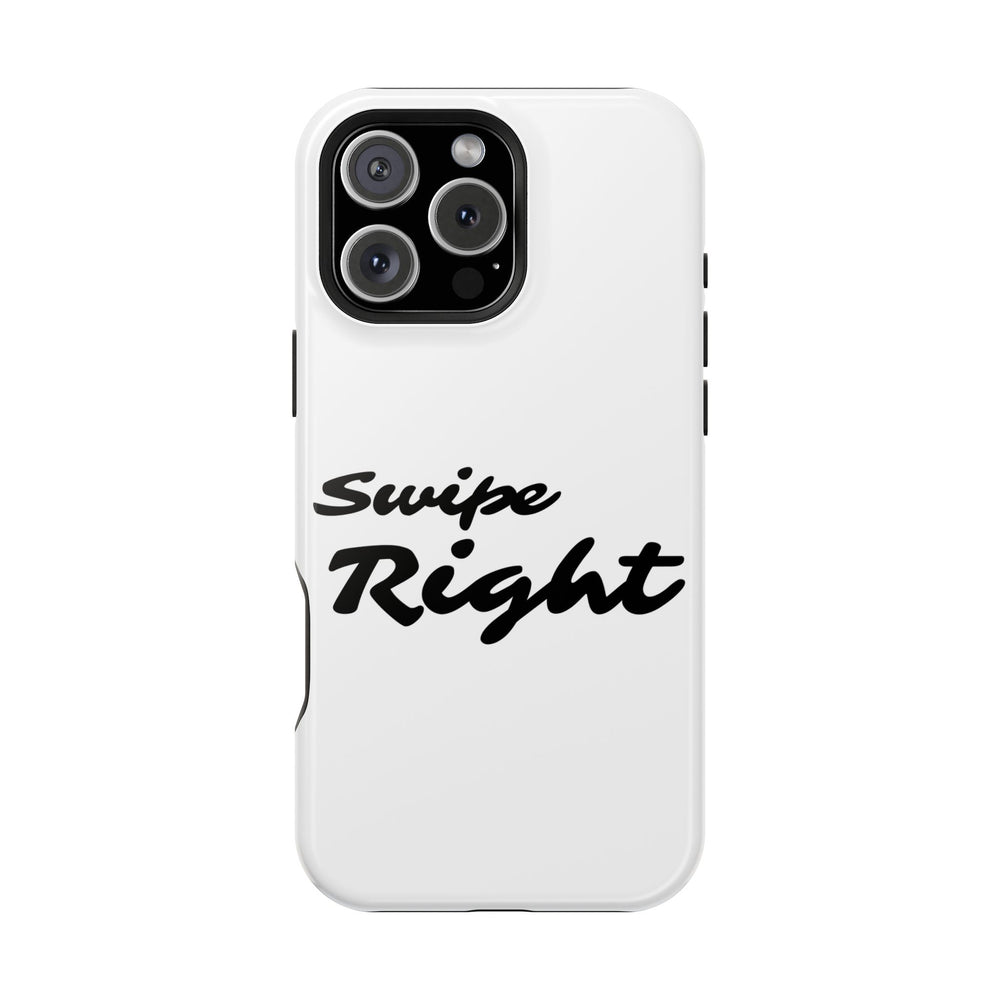 Swipe Right iPhone 16, 15 Magnetic Tough Cases - A Perfect Match for Your iPhone