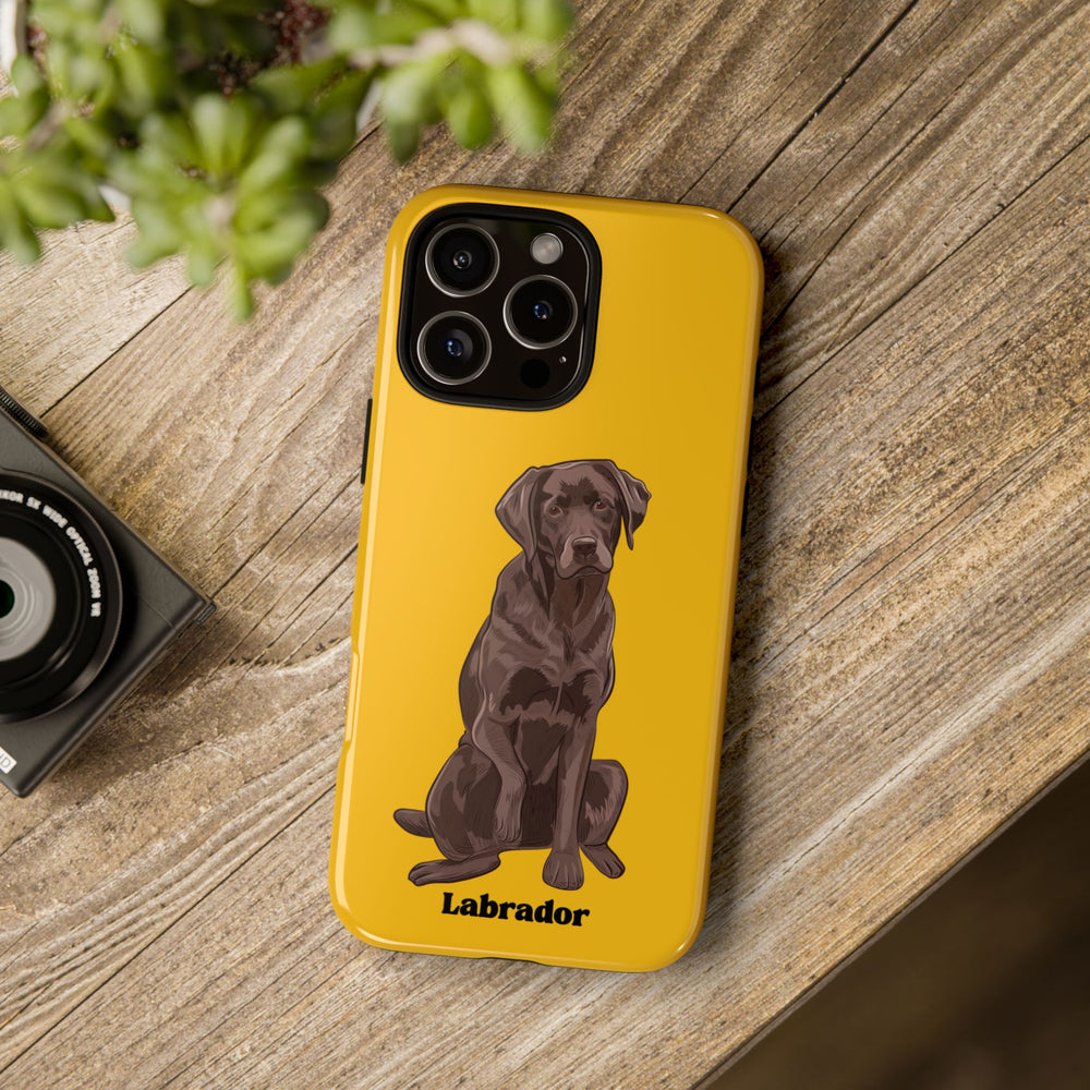 Chocolate Lab Protective Phone Case
