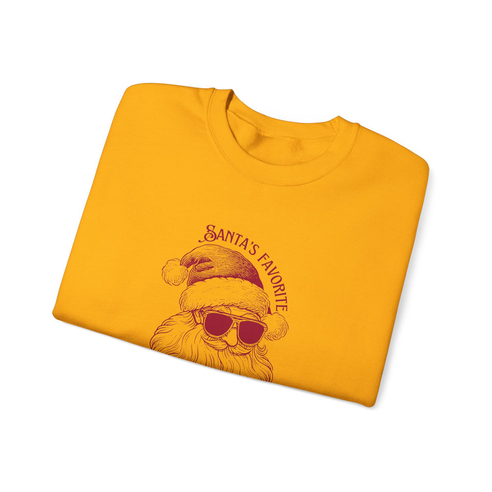 Santa's Favorite Crewneck Sweatshirt