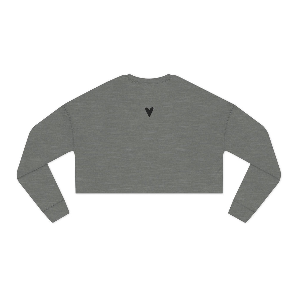 Find Your Thrill Mantra Women's Cropped Sweatshirt – Bold Style, Bigger Purpose 🌞💛