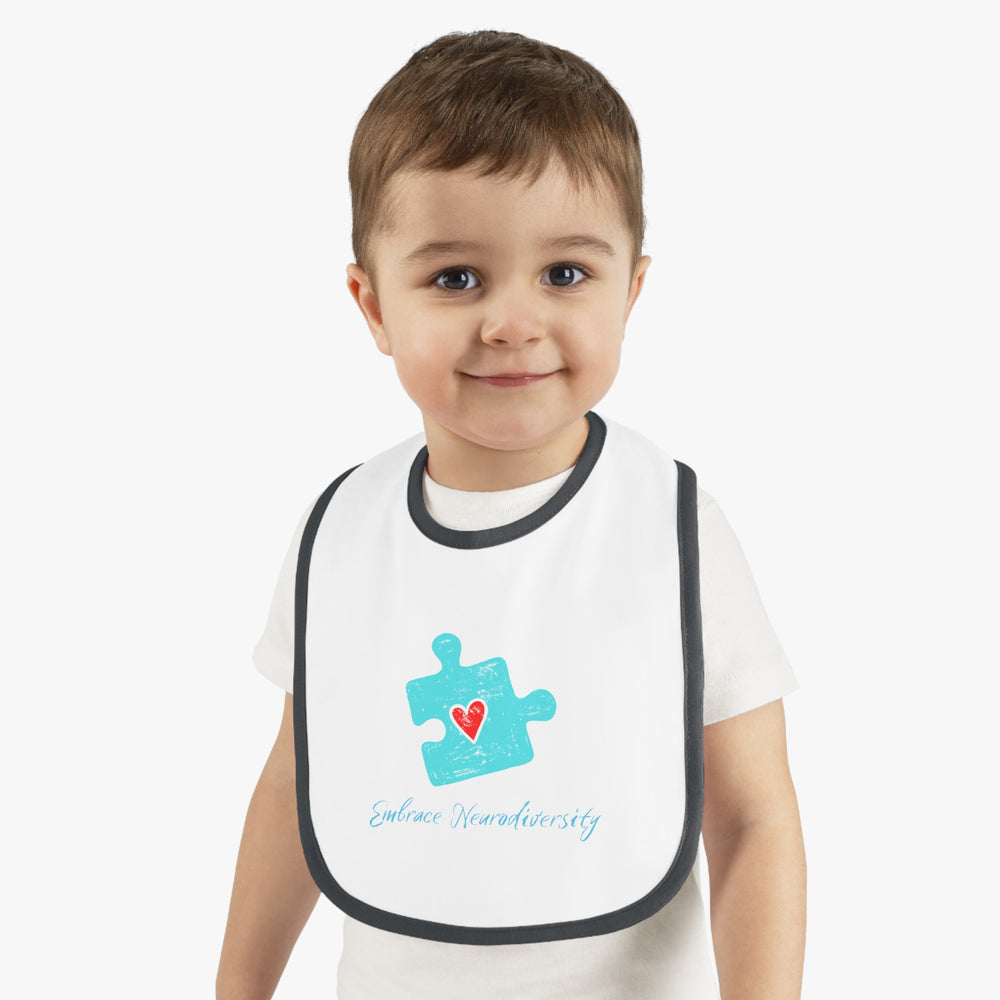 Embrace Neurodiversity Baby Jersey Bib