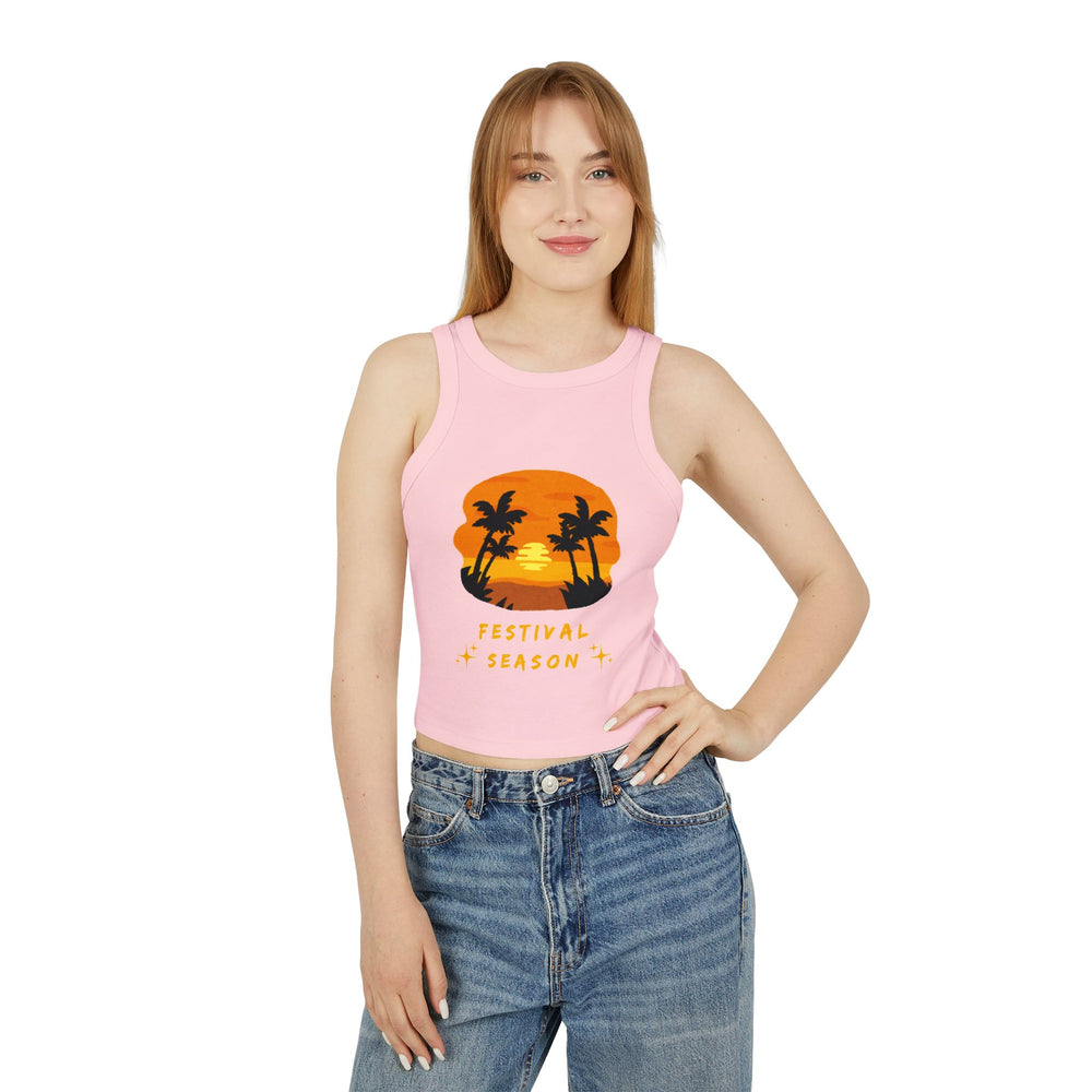 Festival Season - Women's Micro Rib Racer Tank Top