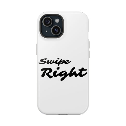 Swipe Right iPhone 16, 15 Magnetic Tough Cases - A Perfect Match for Your iPhone