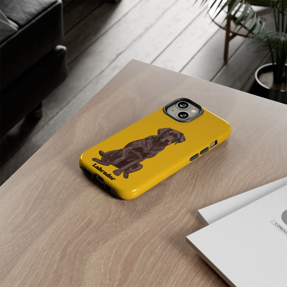 Chocolate Lab Protective Phone Case