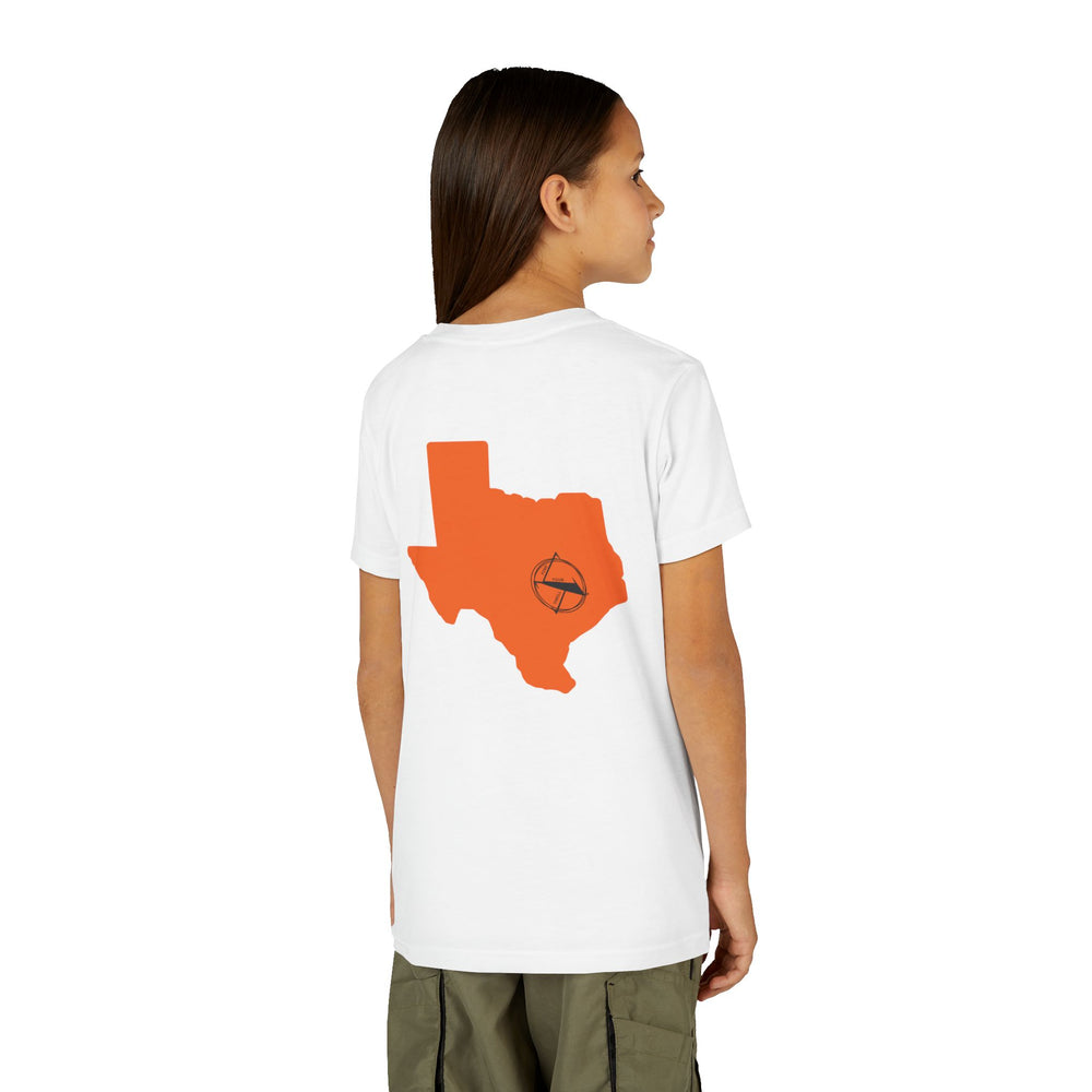 🤠 FYT ATX Youth Short Sleeve Tee – Texas State with ATX Circle Marker 🌟