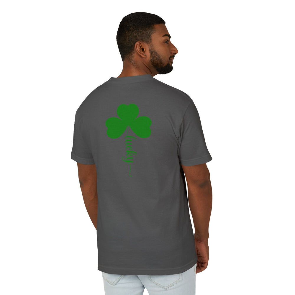Lucky Clover Men's Cotton Tee 🍀