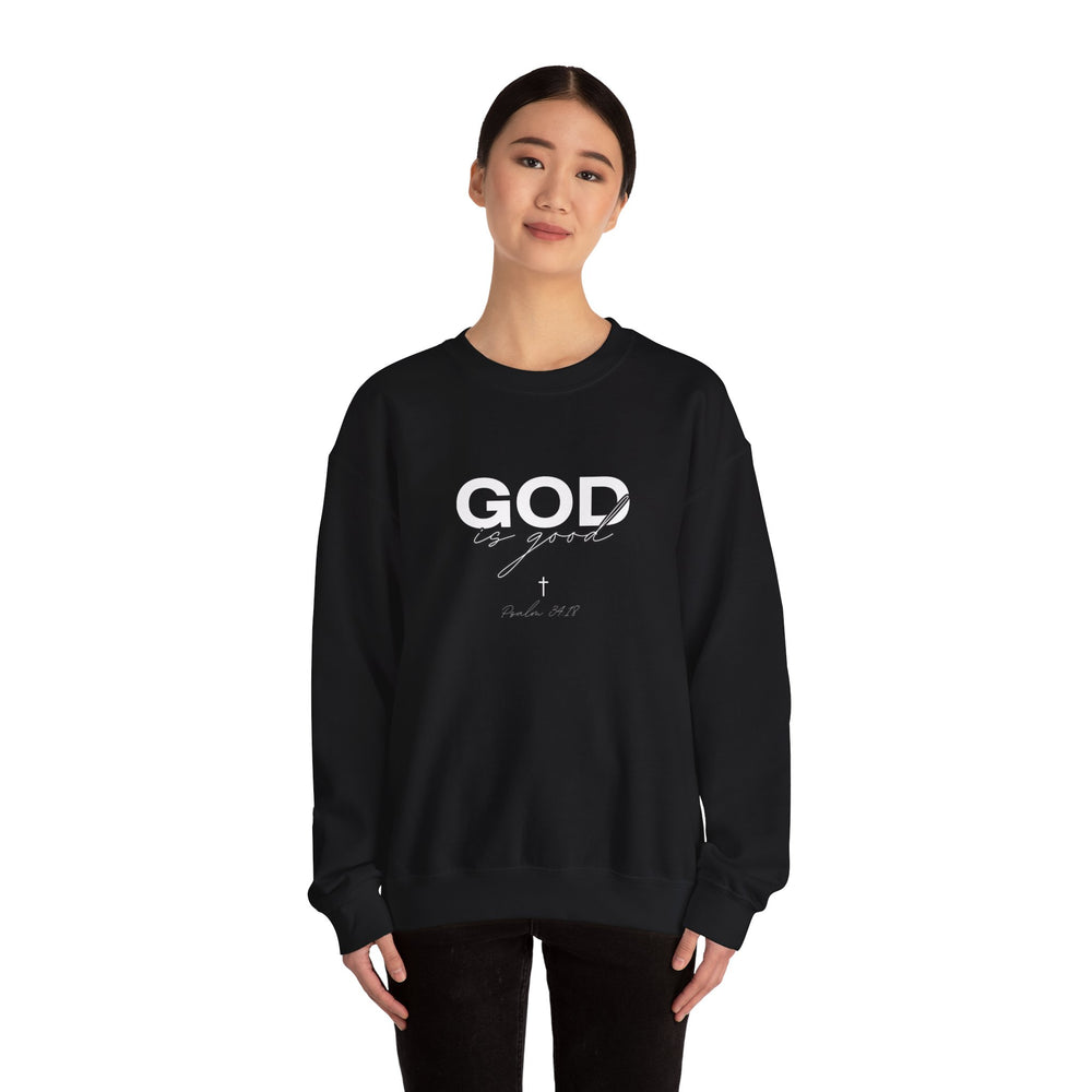 God Is Good - Psalms 34:18 - Crewneck Sweatshirt