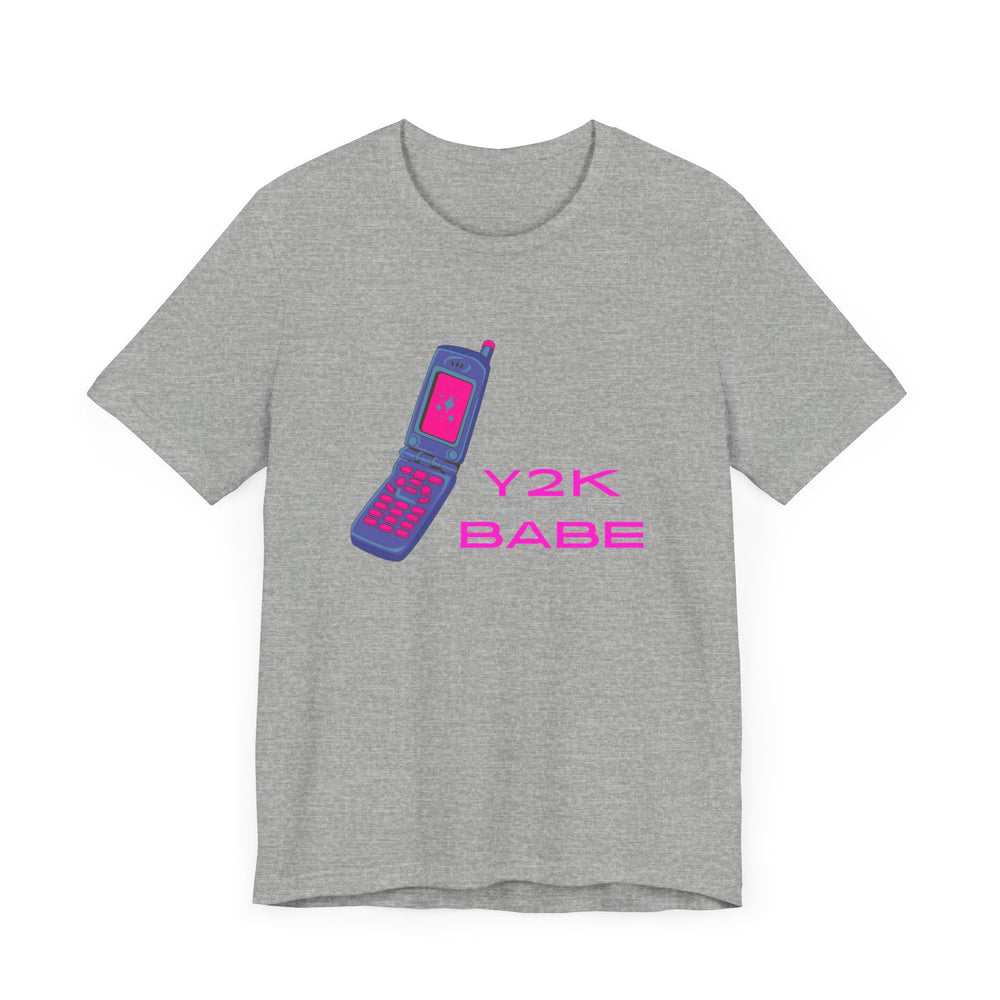 Y2K babe - flip phone - Short Sleeve Tee
