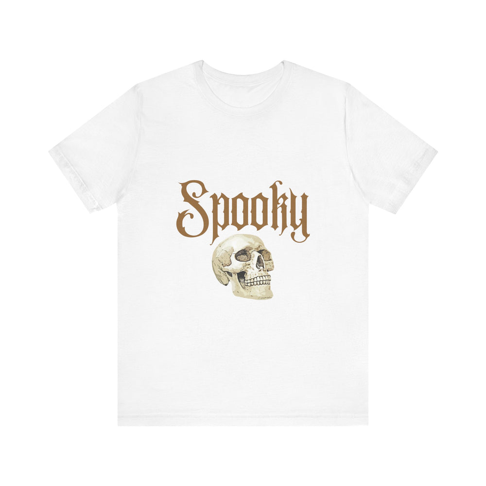 Spooky Skull Halloween Unisex Jersey Short Sleeve Tee