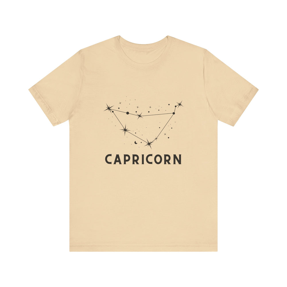 Capricorn Sea Goat Constellation Zodiac Unisex Jersey Short Sleeve Tee
