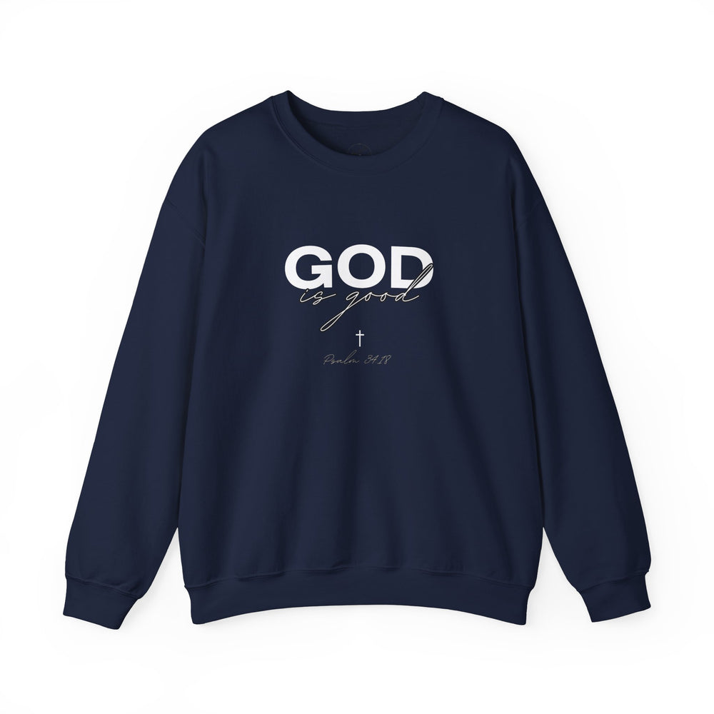 God Is Good - Psalms 34:18 - Crewneck Sweatshirt