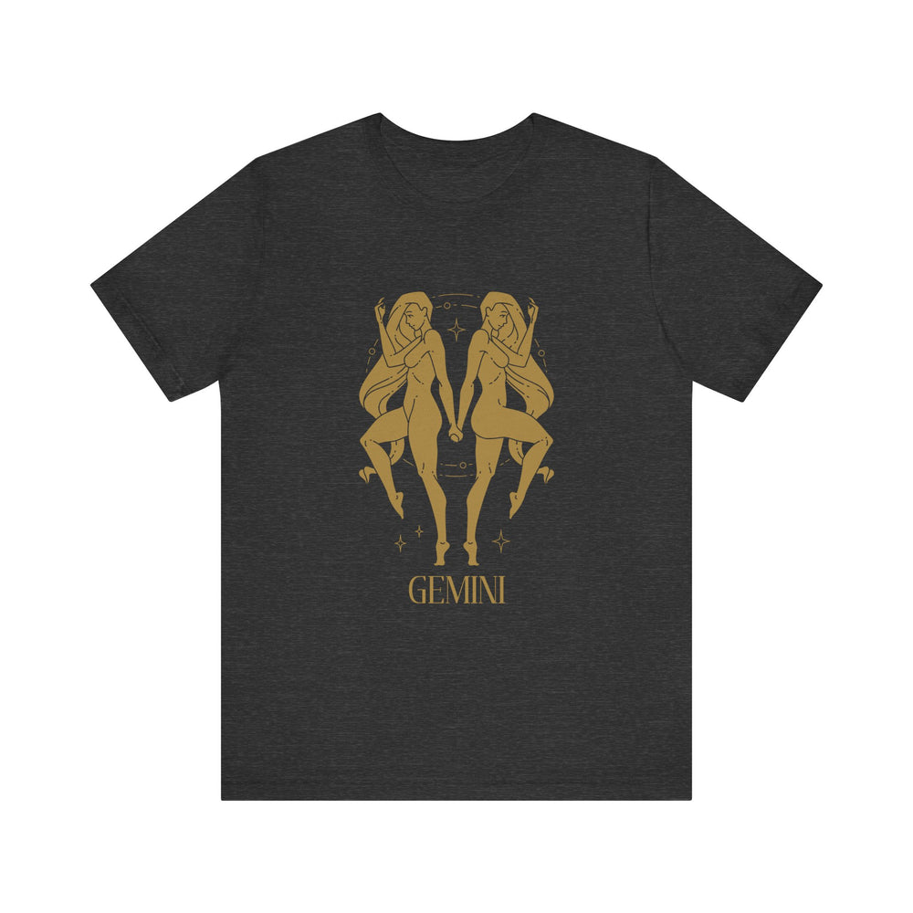 Gemini The Twins Zodiac Unisex Jersey Short Sleeve Tee