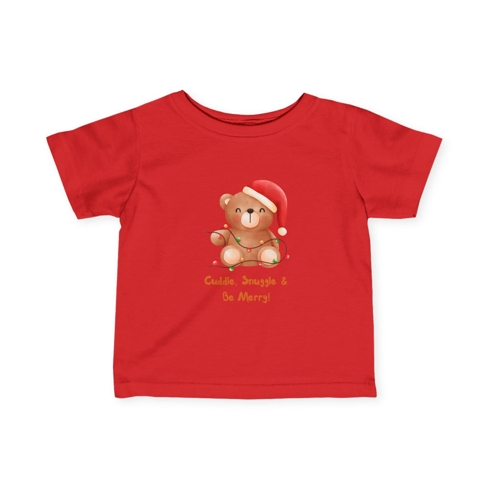 Cuddle, Snuggle and Be Merry Infant Fine Jersey Tee