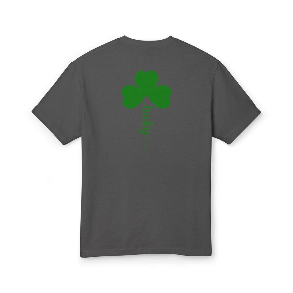 Lucky Clover Women's Oversized Cotton Tee – Vintage Vibes, Sustainable Style 🍀
