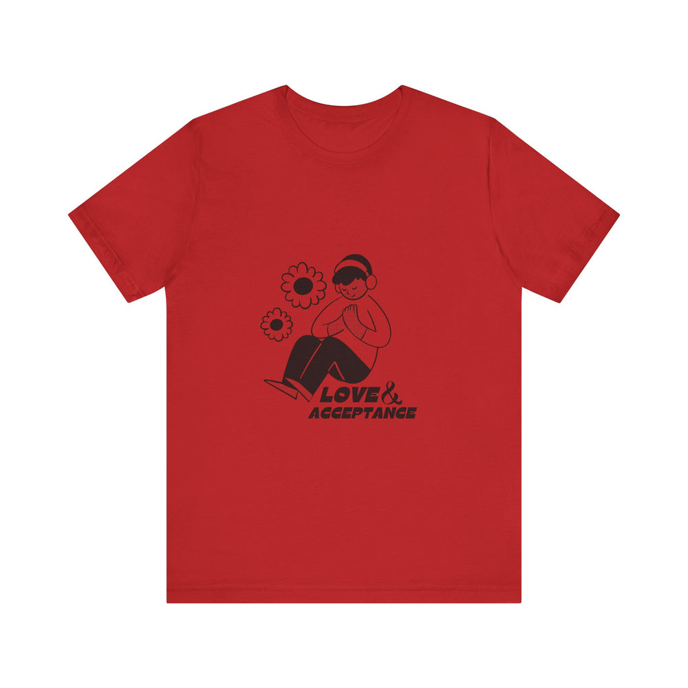 Love & Acceptance Autism Awareness Men's Short Sleeve Tee