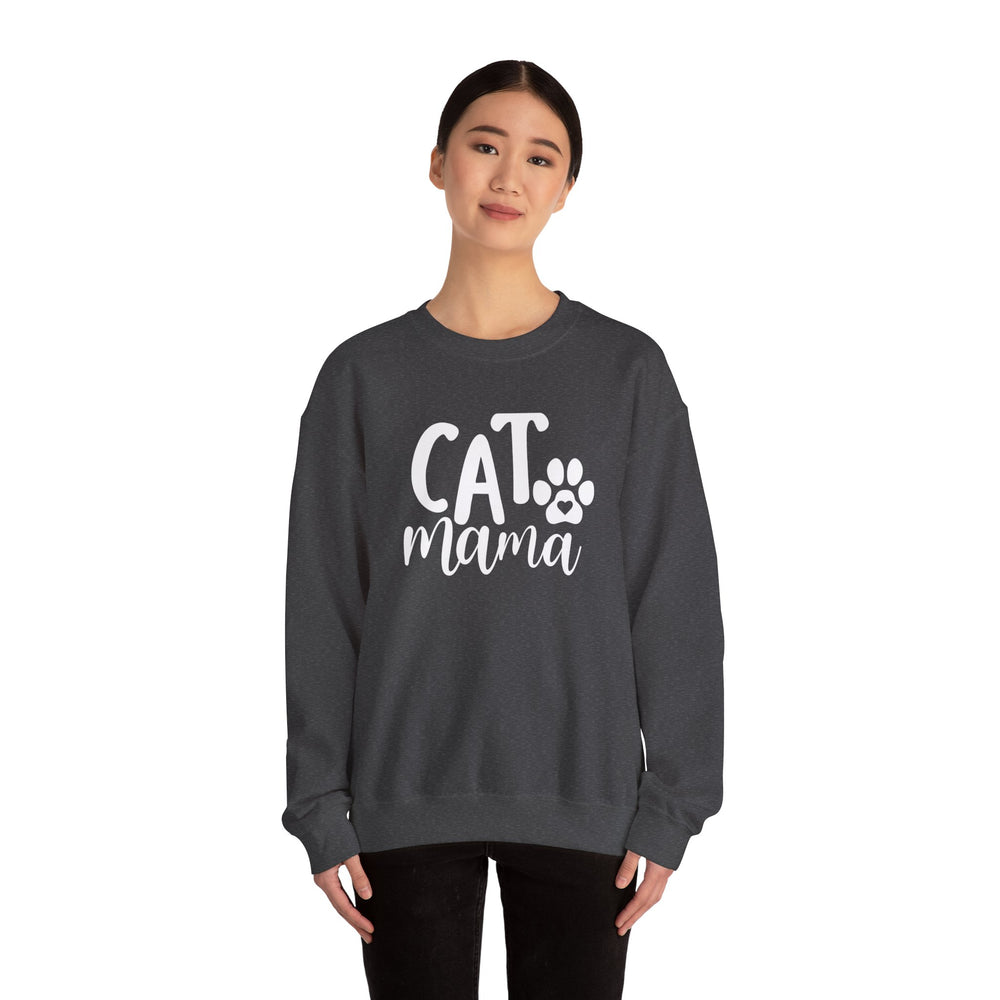 Cat Mama Crewneck Sweatshirt