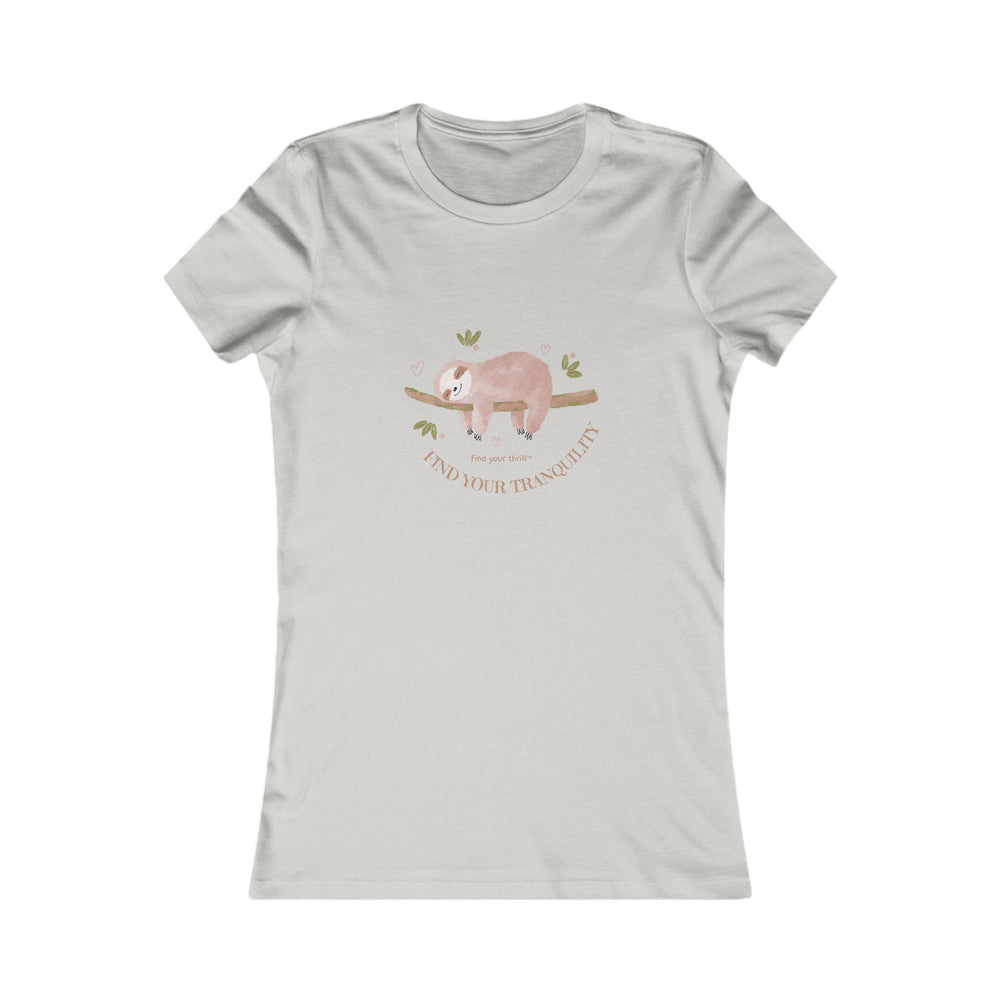 Find Your Tranquility Sloth Women's Favorite Tee