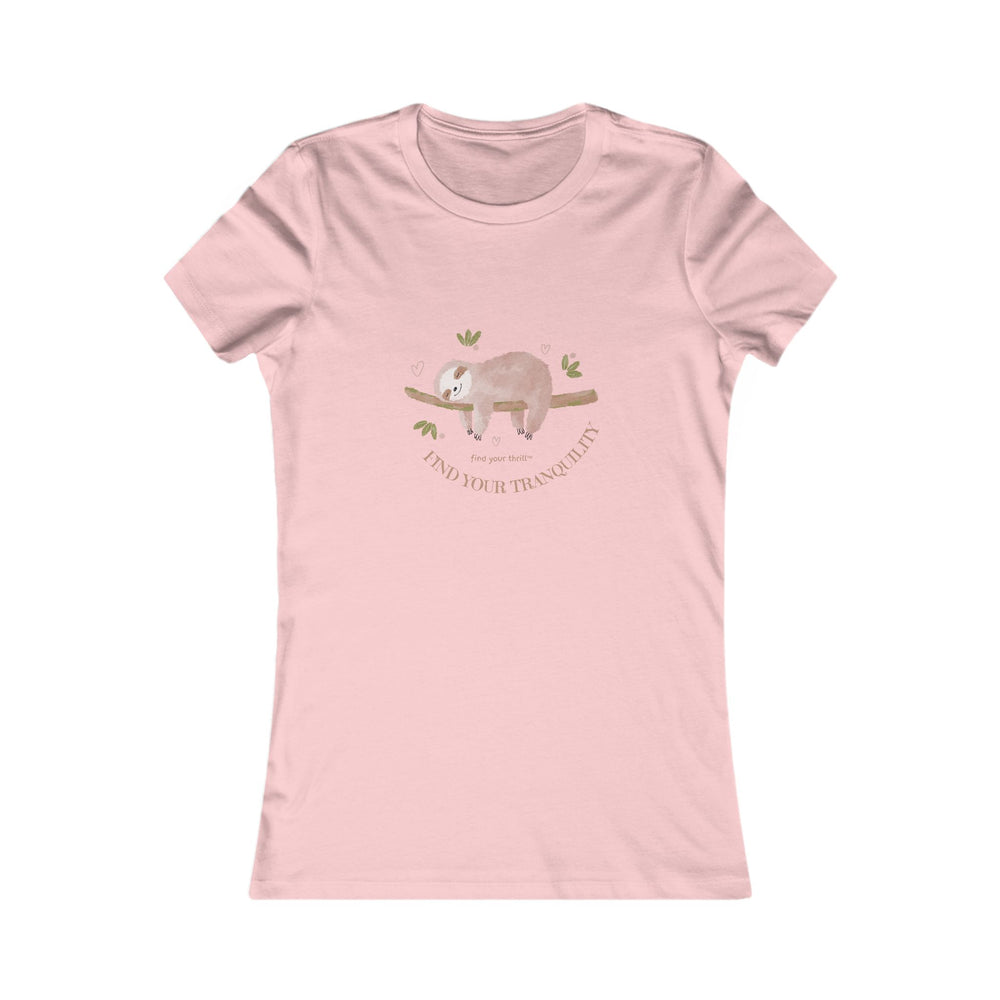 Find Your Tranquility Sloth Women's Favorite Tee
