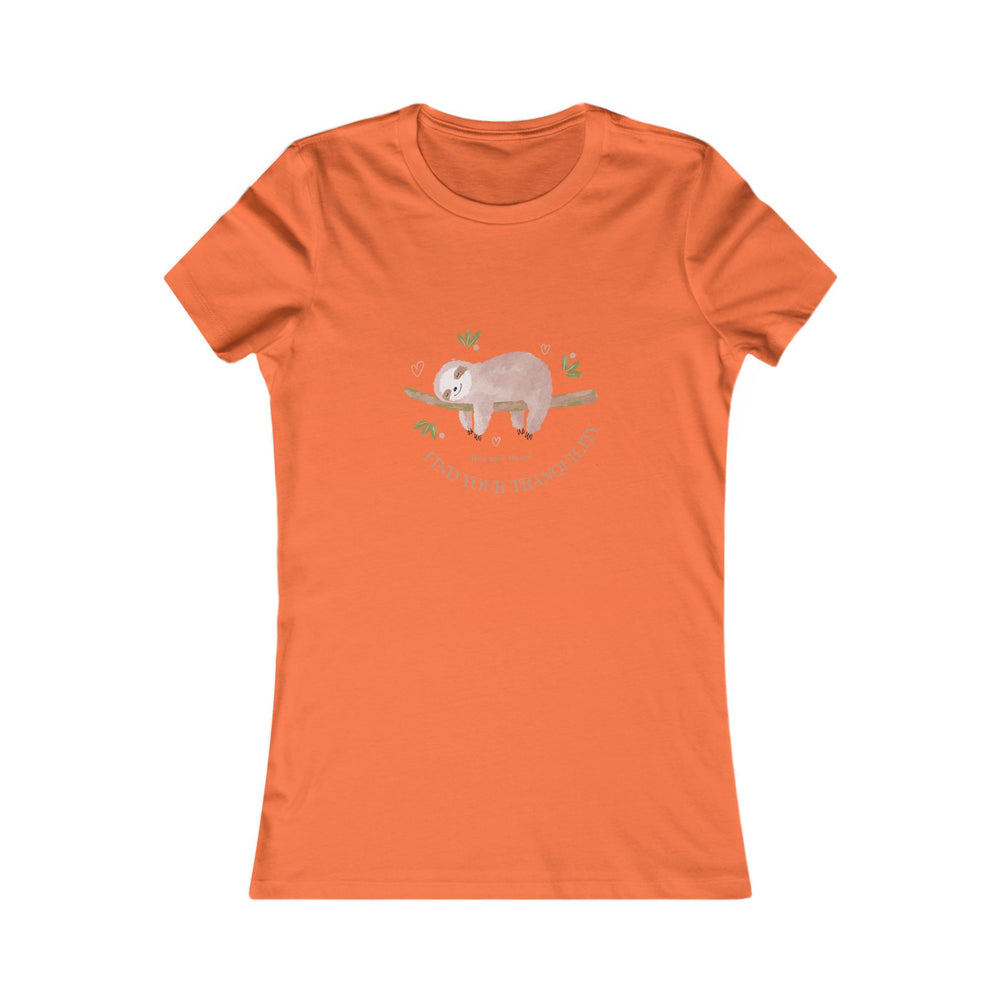 Find Your Tranquility Sloth Women's Favorite Tee
