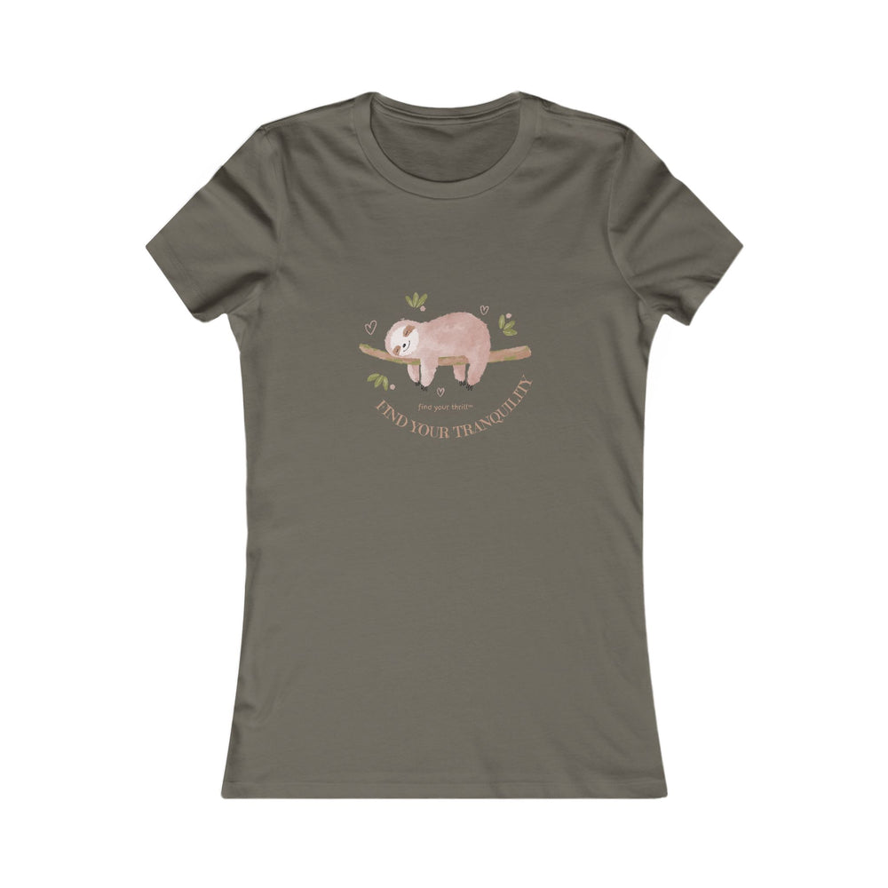 Find Your Tranquility Sloth Women's Favorite Tee