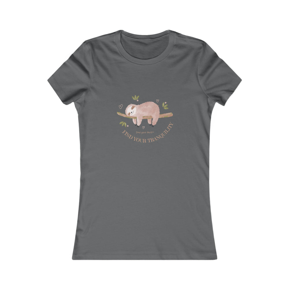 Find Your Tranquility Sloth Women's Favorite Tee