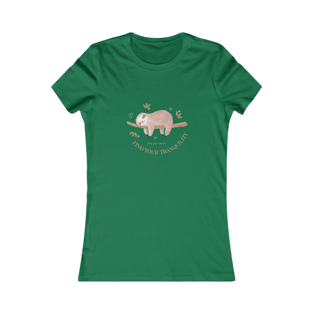 Find Your Tranquility Sloth Women's Favorite Tee