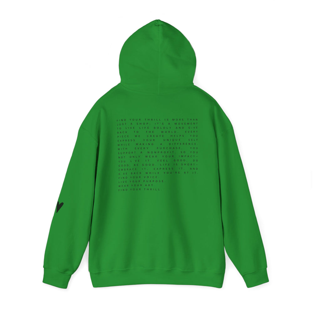 Find Your Thrill Mantra Oversized Women's Hoodie – Cozy Comfort with a Bold Mission 🌏💛