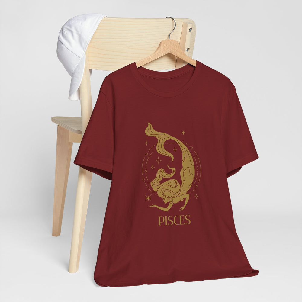 Pisces Constellation Zodiac Unisex Jersey Short Sleeve Tee