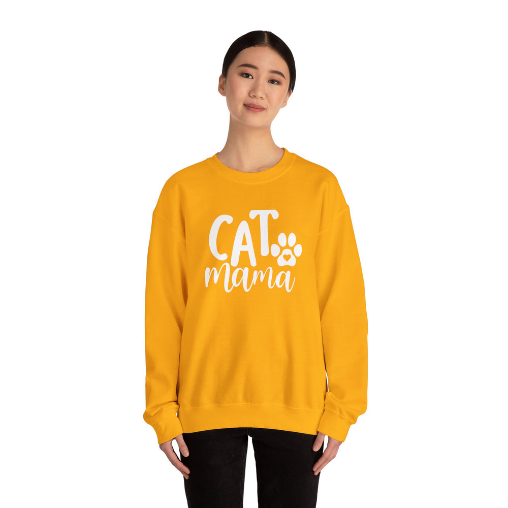 Cat Mama Crewneck Sweatshirt
