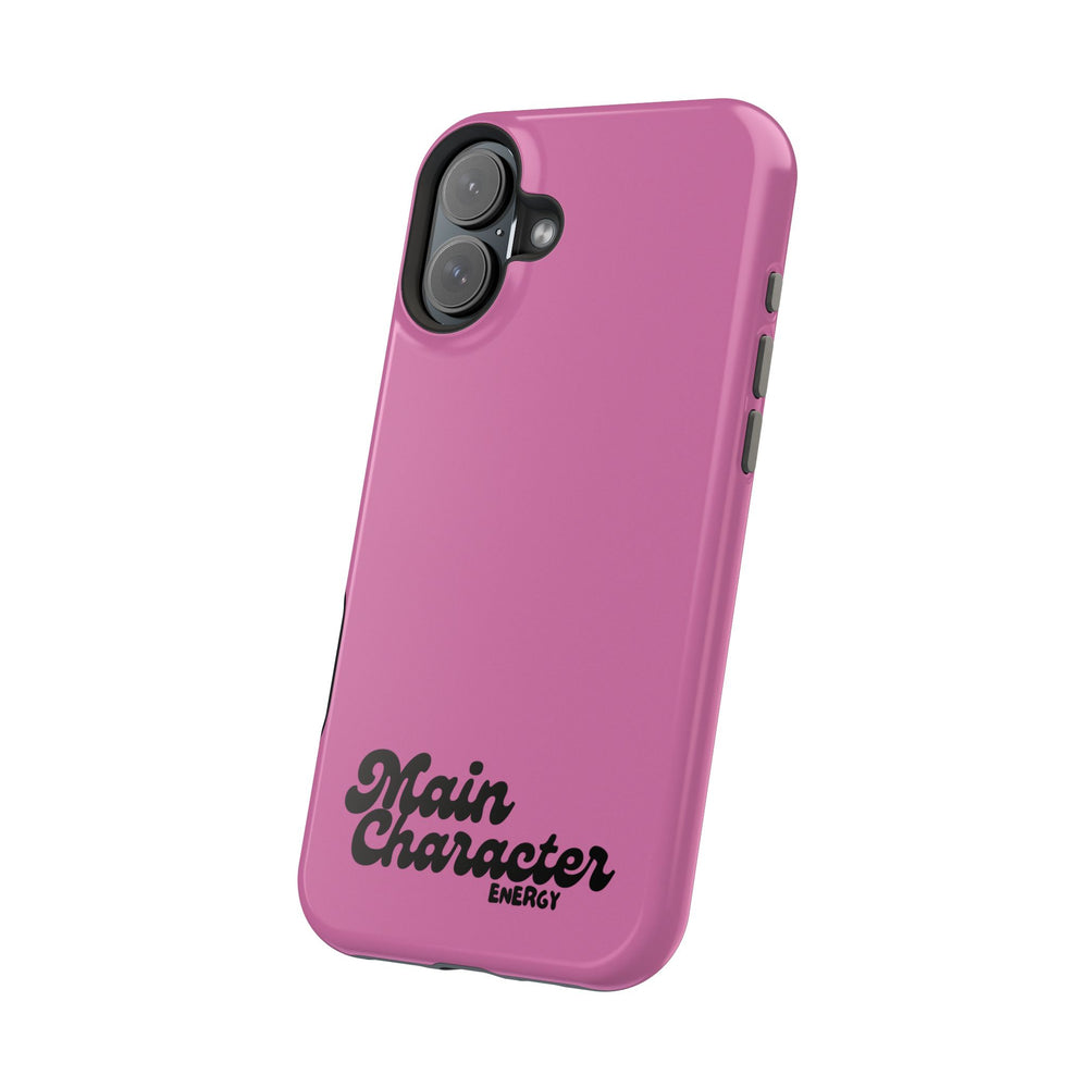Main Character Energy Pink Edition Magnetic Tough iPhone 16, 15, 14, 13 Pro & Max Cases
