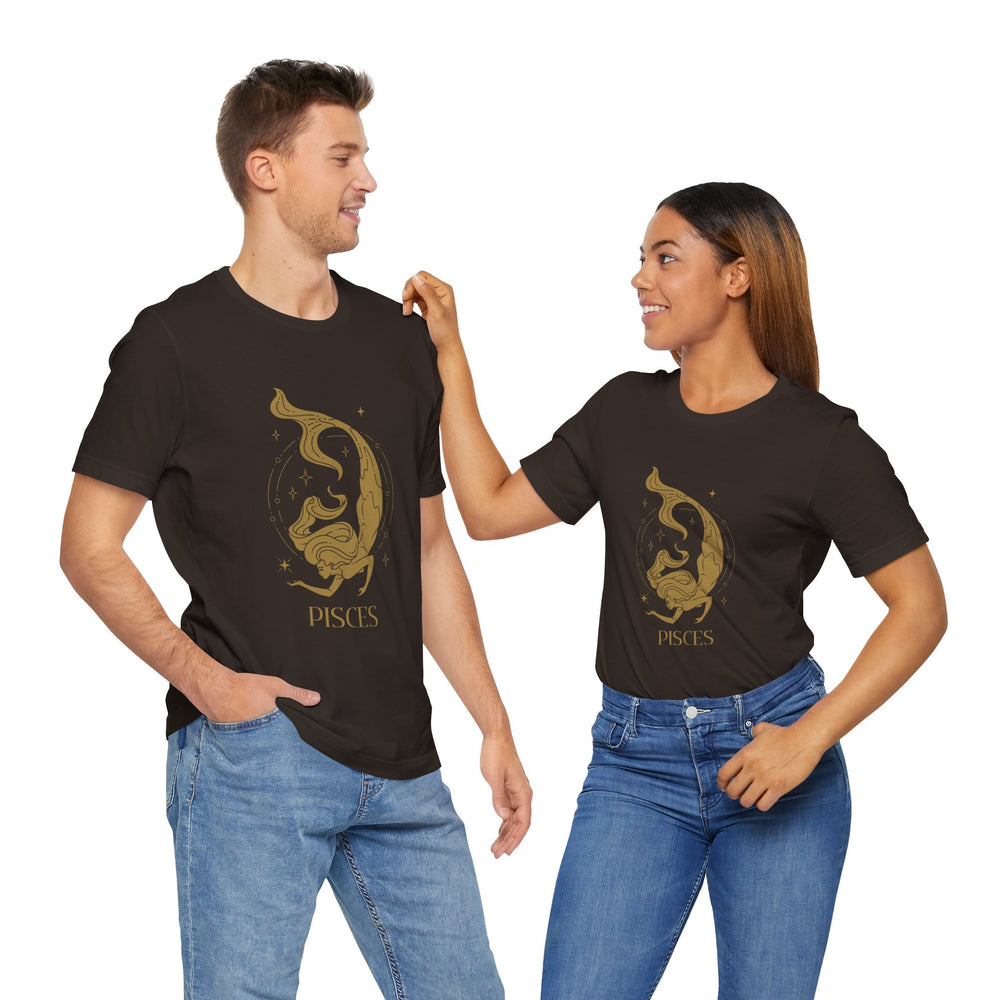Pisces Constellation Zodiac Unisex Jersey Short Sleeve Tee