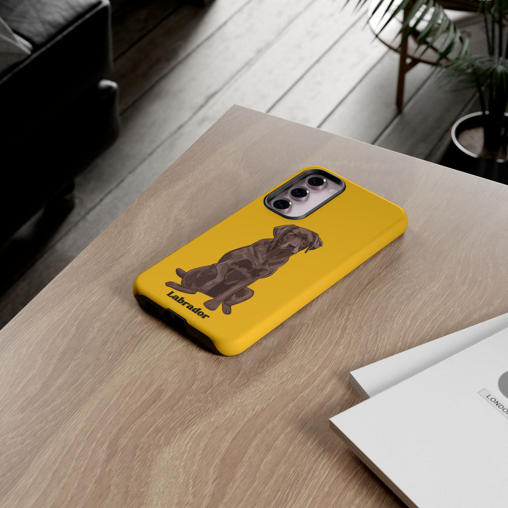 Chocolate Lab Protective Phone Case