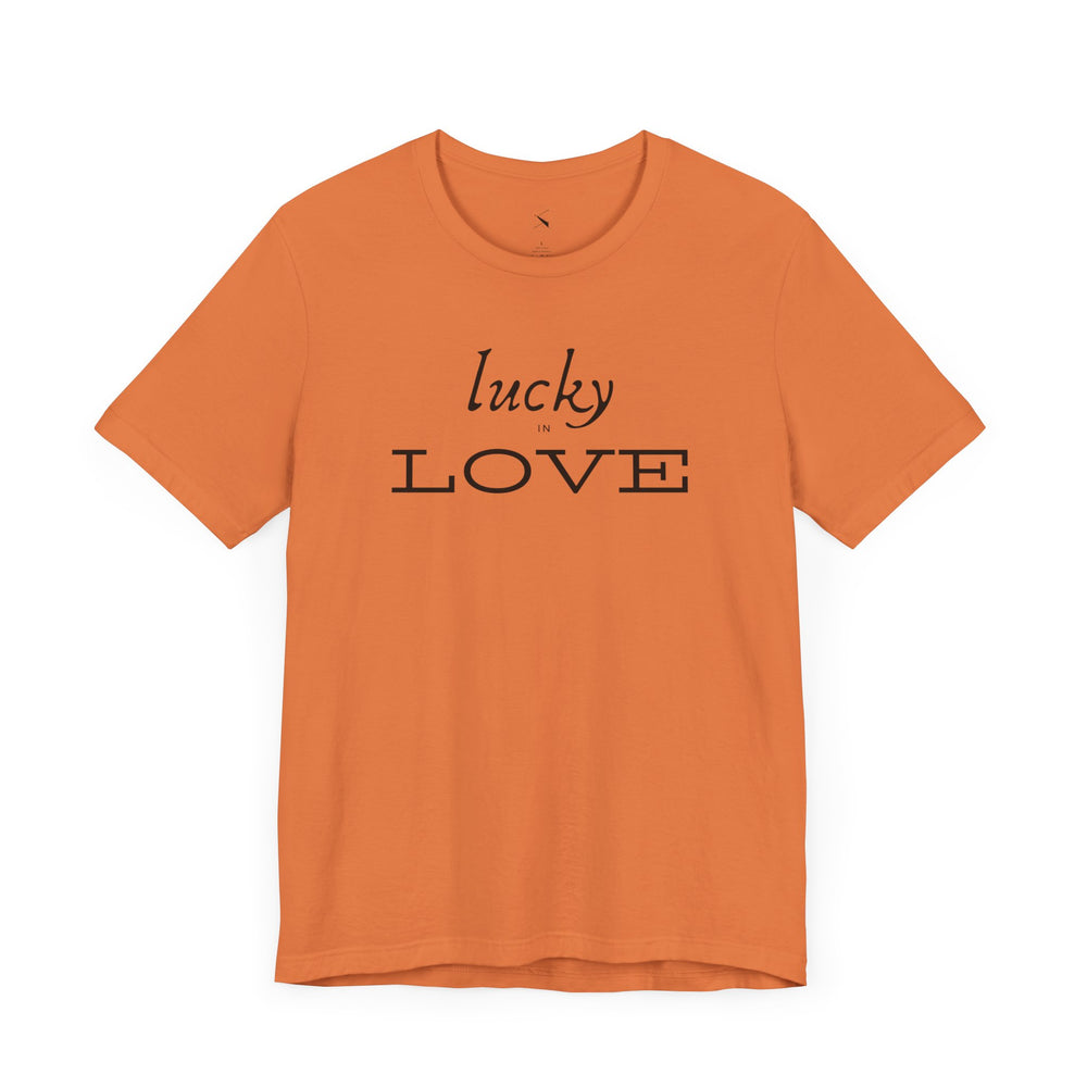 Lucky In Love Jersey Short Sleeve Tee