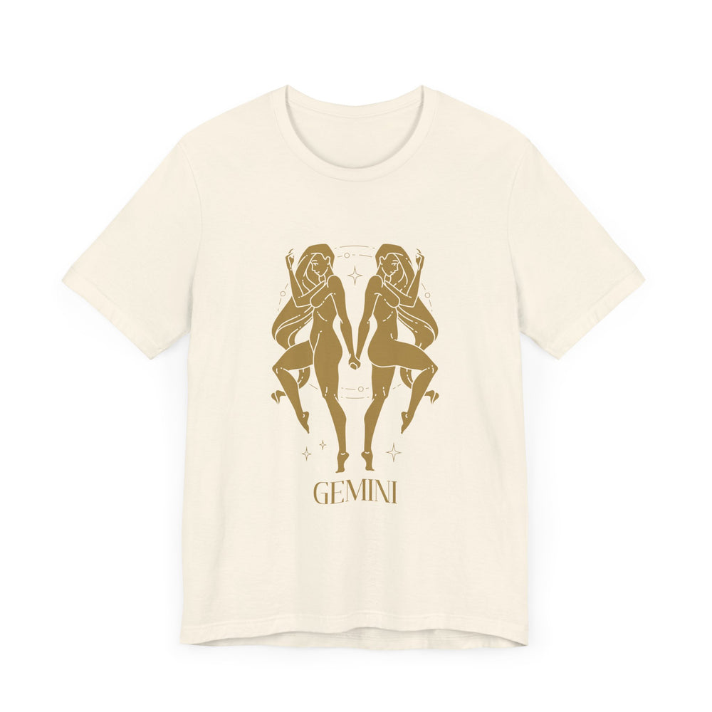 Gemini The Twins Zodiac Unisex Jersey Short Sleeve Tee