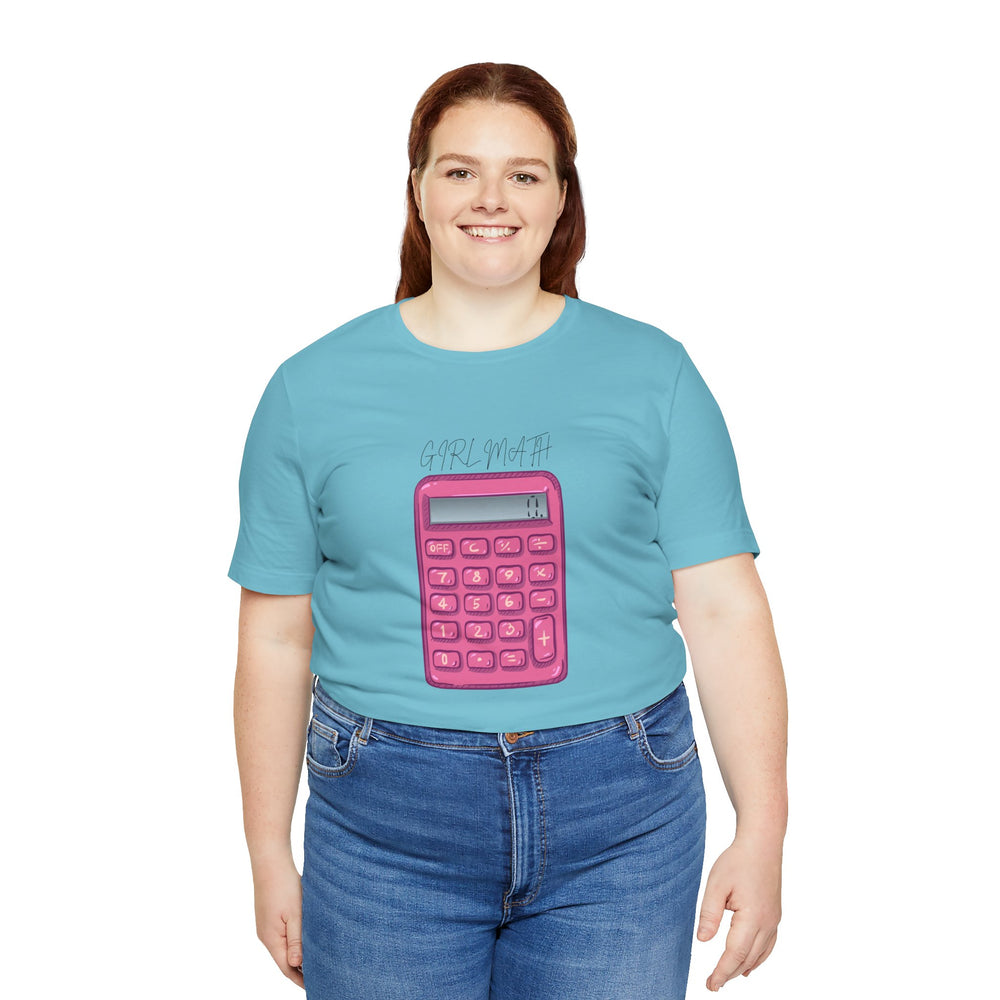 GIRL MATH Unisex Jersey Short Sleeve Tee